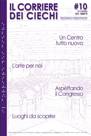 copertina della rivista Il Corriere dei Ciechi